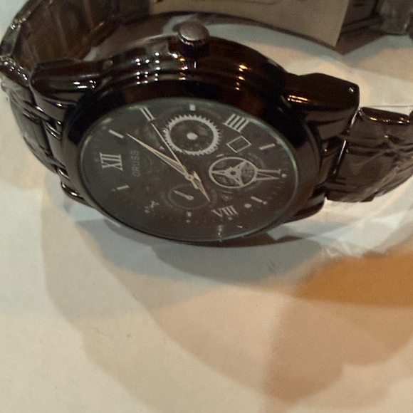 #29 Oruss Black Skeleton Watch Automatic - Picture 4 of 8